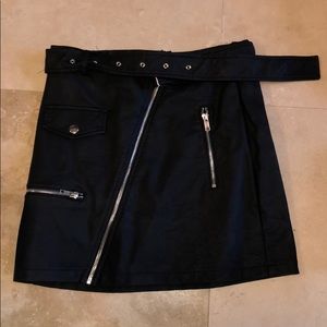 LF leather skirt